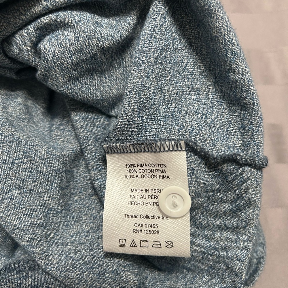 Psycho Bunny Heathered Blue Hoodie